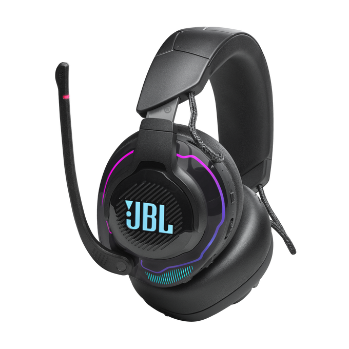 JBL Quantum 910 Wireless - Black - Wireless over-ear performance gaming headset with head  tracking-enhanced, Active Noise Cancelling and Bluetooth - Detailshot 4 image number null